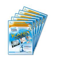 Tasca a L - con retro magnetico - A4 - blu - conf. 5 pezzi - Djois - B194721 - 3377991947216 - DMwebShop