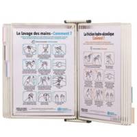 Leggio antibatterico - da muro - 10 buste - A4 - bianco - Djois - B414502 - 3377994145022 - DMwebShop