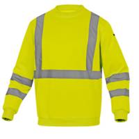 Felpa sportiva Astral - alta visibilita' - taglia L - giallo fluo - Deltaplus - ASTRAJAGT - 3295249250300 - DMwebShop