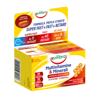 Integratore Multivitamine e Minerali - 30 compresse triplo strato (1,5 gr cad.) - Equilibra - VIA - 8000137004010 - DMwebShop