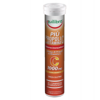 Integratore Piu' Propoli con vitamina C - gusto arancia - 20 compresse (88 gr cad.) - Equilibra ECP
