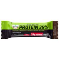 Integratore Sport e Fit Line Protein 35% - gusto dark chocolate - 45 gr - Equilibra - BAP - 8000137001774 - DMwebShop