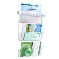 Portadepliant da parete - kit 3 pezzi - Cep - 1001700111 - 3462151701101 - DMwebShop