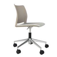 Sedia Home-Office Alpha AT - senza braccioli - beige - Unisit - APGT/BE/XBE - 8053470179051 - DMwebShop