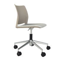 Sedia Home-Office Alpha AT - senza braccioli - beige - Unisit - APGT/BE/XBE - 8053470179051 - DMwebShop