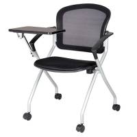 Seduta conferenza Phoenix - con tavoletta - nero - Serena Group - B203N - 8032937537979 - DMwebShop