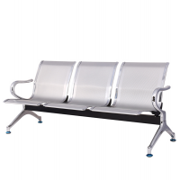 Panca attesa - 3 posti - in acciaio - grigio - Serena Group - SJ820G-3 - DMwebShop