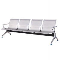 Panca attesa - 4 posti - in acciaio - grigio - Serena Group - SJ820G-4 - DMwebShop