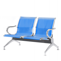 Panca attesa - 2 posti - in acciaio - blu - Serena Group - SJ830B-2 - DMwebShop