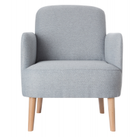 Poltrona Brooks - grigio chiaro - Paperflow - K700490 - DMwebShop