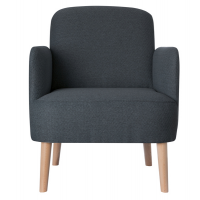 Poltrona Brooks - grigio antracite - Paperflow - K700492 - DMwebShop
