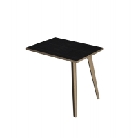 Allungo DX-SX per scrivanie Woody - 60 x 80 x H 74,4 cm - rovere-nero venato - Artexport - 6417-DKA-8C - DMwebShop