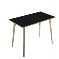 Tavolo alto Woody - 120 x 80 x H 105 cm - rovere-nero venato - Artexport - 6404-DKC-8C - DMwebShop