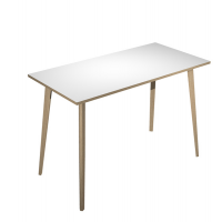 Tavolo alto Woody - 160 x 80 x H 105 cm - rovere-bianco - Artexport