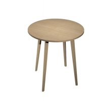Tavolo rotondo alto Woody - Ø 100 cm x H 105 cm - rovere - Artexport