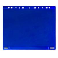 Buste forate per supporti magnetici ad anelli A4 blu - 23240