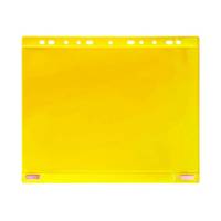 Buste forate per supporti magnetici ad anelli A4 giallo - 23244