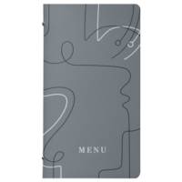 PortaMenu linea Linee 18x31,6 cm grigio - 24943