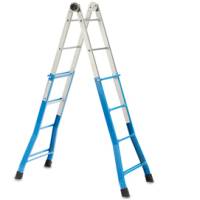 Scala telescopica Everest 4,4 gradini acciaio - 22830