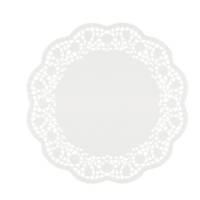 Sottotorta decorativi in carta bianca diametro 30 cm No Brand 6450300 - 24771