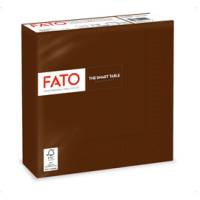 Tovagliolo carta 33 x 33 cm 2 veli cioccolata - 24024