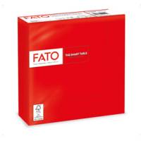 Tovagliolo carta 33 x33 cm 2 veli rosso - 23790