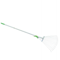 Scopa regolabile in metallo - per erba e foglie - Verdemax - 3923 - 8015358039239 - DMwebShop