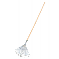 Scopa 22 denti per erba e foglie - manico 120 cm - Verdemax - 3993 - 8015358039932 - DMwebShop
