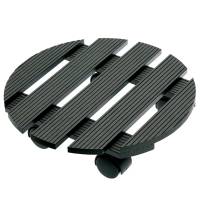Trolley portavaso in WPC idrorepellente - Ø 30 cm - Verdemax - 5144 - 8015358051446 - DMwebShop