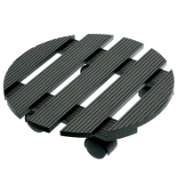 Trolley portavaso in WPC idrorepellente - Ø 30 cm - Verdemax - 5144 - 8015358051446 - DMwebShop