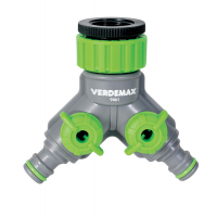 Raccordo rubinetto - 2 uscite regolabili - Verdemax - 9461 - 8015358094610 - DMwebShop