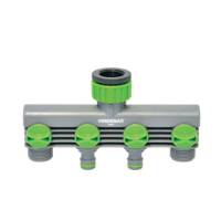 Raccordo rubinetto - 4 uscite - Verdemax - 9464 - 8015358094641 - DMwebShop
