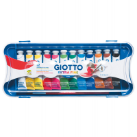 Tubi tempere - 12 ml - colori assortiti - conf. 12 pezzi - Giotto - 30410000 - 8000825311000 - DMwebShop