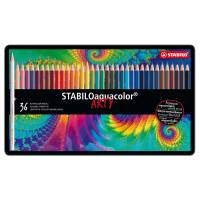 Pastello Aquacolor 1636 - tratto 2,8 mm - colori assortiti - astuccio 36 pezzi - Stabilo - 1636-5 - 4006381146500 - DMwebShop