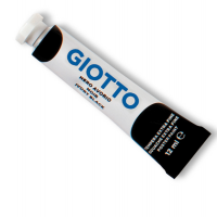 Tempera Tubo 4 - 12 ml - nero - conf. 6 pezzi - Giotto - 35202400 - 8000825320248 - DMwebShop