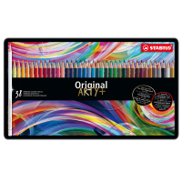 Pastello Original 8778 - tratto 2,5 mm - colori assortiti - astuccio in metallo 38 pezzi - Stabilo - 8778-6 - 4006381320306 - DMwebShop