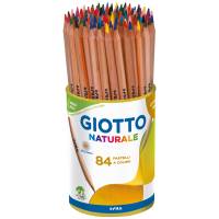 Pastelli - naturale - Ø mina 3,3 mm - barattolo 84 pezzi - Giotto - 52020000 - 8000825519604 - DMwebShop