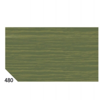 Carta crespa - 50 x 250 cm - 48 gr/m2 - verde oliva 480 - conf. 10 rotoli - Rex Sadoch - REX 480 - 8006715065114 - DMwebShop