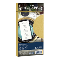 Busta Special Events metal oro - 110 x 220 mm - 120 gr - conf. 10 buste - Favini - A57H154 - 8007057747683 - DMwebShop