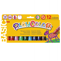 Tempera solida in stick Playcolor - 10 gr - colori assortiti - Instant - astuccio 12 stick - Istant - 10731 - 8414213107319 - DMwebShop