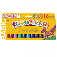 Tempera solida in stick Playcolor - 10 gr - colori assortiti - astuccio 12 stick - Instant - 10731 - 8414213107319 - DMwebShop