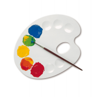 Tavolozza per miscelazione - 220 x 144 x 199mm - 10 scomparti - conf. 6 pezzi - Primo-morocolor - 207T1 - 8006919002076 - DMwebShop
