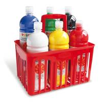 Tempera pronta Primi Passi - 1 lt - colori assortiti - conf. 6 pezzi - Primo - 210BR6 - 8006919912108 - DMwebShop