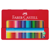 Matite colorate Colour Grip - acquerellabili - astuccio in metallo 36 pezzi - Faber Castell - 112435 - 4005401124351 - DMwebShop