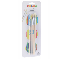 Pennelli e portapennelli - piatti - blister 5 pezzi - Primo - 1241BPQ - 8006919024016 - DMwebShop