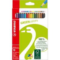 Pastelli GreenColors - Ø mina 2,5 mm - astuccio 18 pezzi - Stabilo - 6019/2-181 - 4006381366083 - DMwebShop
