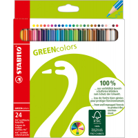 Pastelli colorati Green Colours - Ø mina 2,5 mm - colori assortiti - astuccio 24 pezzi - Stabilo - 6019/2-24 - 4006381390682 - DMwebShop