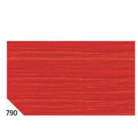 Carta crespa 50 x 250 cm 48 gr m2 rosso ciliegia 790 confezione 10 rotoli - 11198