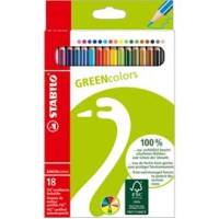 Pastelli GreenColors diametro mina 2,5 mm astuccio 18 pezzi Stabilo 6019,2,181 - 10959