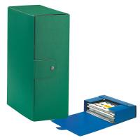 Scatola progetto Eurobox - dorso 12 cm - 25 x 35 cm - verde - conf. 5 pezzi - Esselte - 390332180 - 8004157332184 - DMwebShop